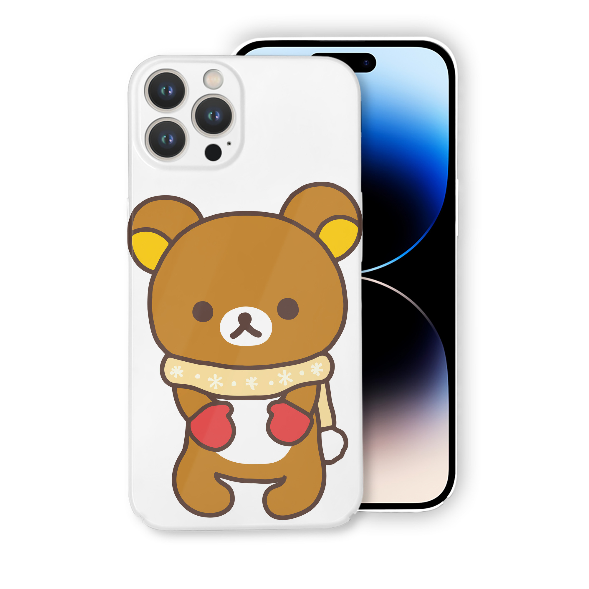 （画像用） リラックマ リラックマ キイロイトリ Rilakkuma Korilakkuma Kiiroitori 【iPhone 14シリーズ対応】ハードケース